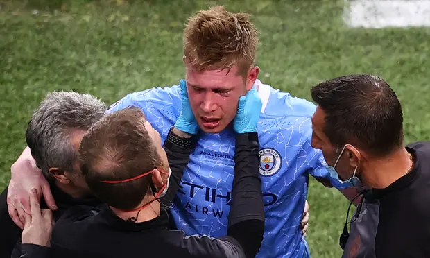 Kevin De Bruyne,Hamstring injury,Manchester City,Champions League,Suspected grade three tear,Start of next season,Internazionale,Scan results,Euro 2024 qualifiers,Belgium captain,Touchline support,Rehabilitation,Grade three tear recovery,National team absence,Champions League triumph